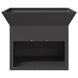 Fire Pit Black 50 x 50 x 40 cm Steel 874581
