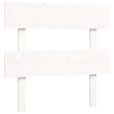 Bed Frame without Mattress White 90x200 cm Solid Wood Pine 3193257