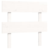Bed Frame without Mattress White Single Solid Wood Pine 3193237