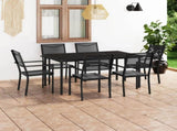 Outdoor Dining Set Anthracite Powder-coated steel Medium 3073517