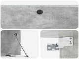 Wall-Mounted TV Cabinet 98 x 41 x 30 cm Concrete Grey 899208