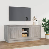 TV Cabinet Grey Sonoma 102x35x45 cm Engineered Wood 819866