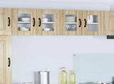 Wall Glass Cabinet LUCCA Sonoma Oak 60 x 31 x 40 cm 884969