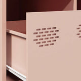 Coffee Table Pink 101.5x50x43.5 cm Cold-rolled Steel 851275