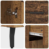 Highboard with Drawer 2 pcs Old Wood Engineered Wood 3415797
