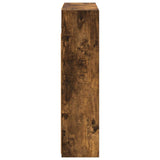 Bathroom Mirror Cabinet Smoked Oak 63.5 x 16 x 62.5 cm 889155