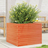Garden Planter Wax Brown 60x60x45.5 cm Solid Wood Pine 847250