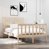 Bed Frame without Mattress 120x190 cm Small Double Solid Wood 3104098