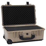 Hard Luggage Case Sand 56 x 35 x 23 cm Polypropylene and ABS 42008109