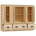 Highboards 3 pcs Sonoma Oak Engineered Wood 3185298
