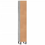 Bathroom Cabinet Grey Sonoma 30x30x190 cm Engineered Wood 831546