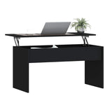 Coffee Table Black 102x50,5x52,5 cm Engineered Wood 809630