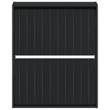Wall-Mounted Shoe Cabinet ZWOLLE 71 x 17 x 86 cm Black 896416