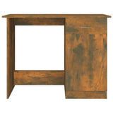 Desk Smoked Oak 100x50x76 cm Engineered Wood 815420