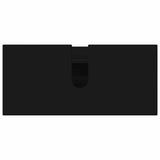 Bathroom Furniture Set 5 pcs Black Engineered Wood and Metal 3393074