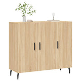 Sideboard Sonoma Oak 90x34x80 cm Engineered Wood 828127