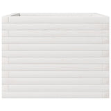 Garden Planter White 60x60x45.5 cm Solid Wood Pine 847249