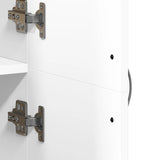 File Cabinet White 60x32x153 cm Engineered Wood 3276644