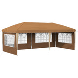 Pop-up Party Tent 575 x 289 x 245 cm Beige 42019793