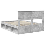 Bed Frame with Headboard Concerte 140 x 200 cm Solid Pine Wood 3409762