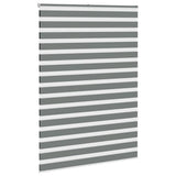 Zebra Blind Dark Grey 160x230 cm Fabric Width 155.9 cm Polyester 4014195