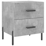 Bedside Cabinet Concrete Grey 40x35x47.5 cm Engineered Wood 827332