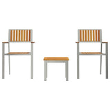 Garden Dining Set 3 pcs Brown 3334841