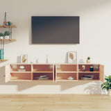 Wall Cabinets 2 pcs 80x30x30 cm Solid Wood Pine 818376