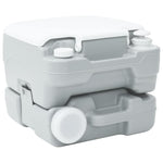 Portable Camping Toilet Grey and white 41.5 x 36.5 x 30 cm 42001438