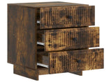 Bedside Cabinet Smoked Oak 43 x 41 x 66.5 cm Engineered Wood 893870