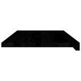 Window Sills 2 pcs Brown Black 70x40x2 cm Solid Wood Oak 4009197