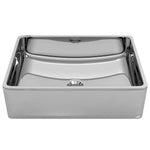 ZNTS Wash Basin 41x30x12 cm Ceramic Silver 143495