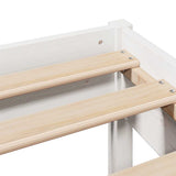 Bed Frame without Mattress White 140x200 cm Solid Wood Pine 3323300