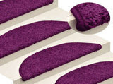 Stair Mats 30 pcs 56x17x3 cm Pink Half Round 3365809