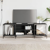 TV Cabinet Black 153x37x50 cm Engineered Wood 837602