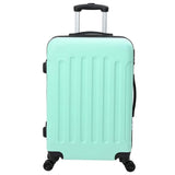 Suitcase with Lock 3 pcs Mint green 50 x 31 x 78 cm ABS Plastic 42006253