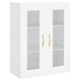 Highboard White 69.5x34x180 cm Engineered Wood 3198321