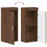 Bathroom Furniture Set TULUM 4 pcs Brown Oak 60 x 34 x 63 cm 3398051