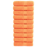 Premium Shower Towels SOLUND 10 pcs Orange 70x140 cm 600 gsm 137382