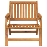Relax Bench 2 pcs Brown Solid Acacia Wood 367826