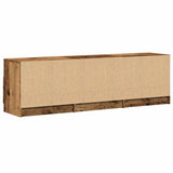 TV Cabinet Old Wood 150x33.5x45 cm Engineered Wood 856852