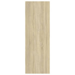 TV Cabinets 2 pcs Sonoma Oak 30.5x30x90 cm Engineered Wood 803351