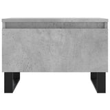 Coffee Tables 2 pcs Concrete Grey 50x46x35 cm Engineered Wood 830885