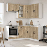 Kitchen Unit KALMAR 8 pcs Sonoma Oak Engineered Wood 3438373