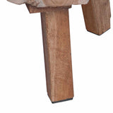 Bedside Table Brown 40 x 40 x 25 cm Solid Reclaim Wood 42012359