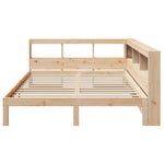 Bookcase Bed without Mattress 140x200 cm Solid Wood Pine 3324382