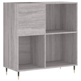 Record Cabinet Grey Sonoma 84.5x38x89 cm Engineered Wood 831770