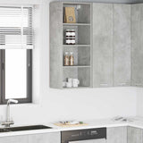 Hanging Cabinet with Storage Concrete Grey 40 x 29.5 x 100 cm 884469