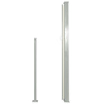 Patio Retractable Side Awning 120x500 cm Cream 48389