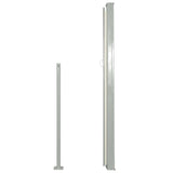Patio Retractable Side Awning 120x500 cm Cream 48389